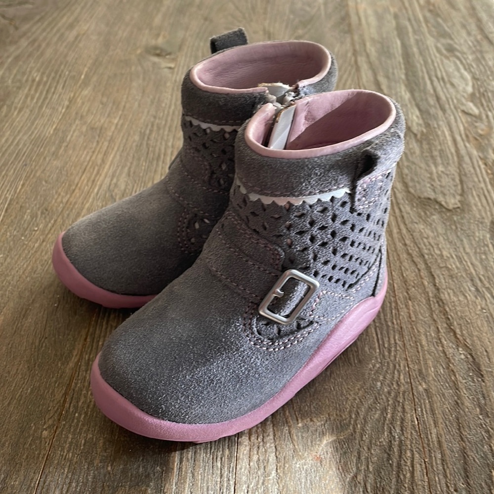 Stride Rite Gray Boots